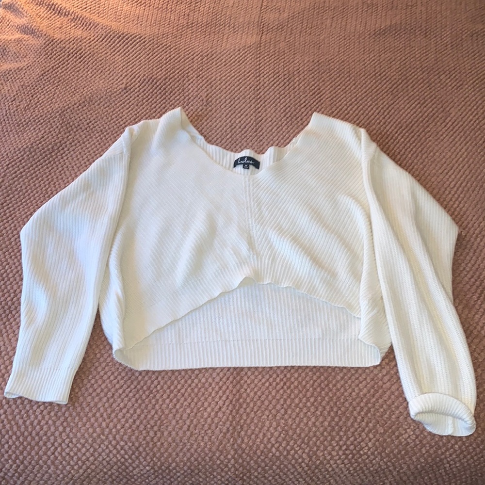 Lulu’s White Sweater